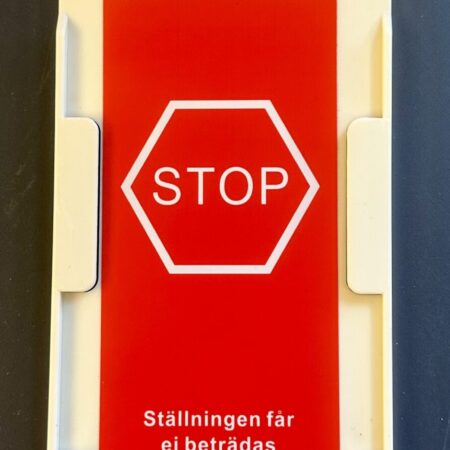 Hållare för ställningsskylt grönskylt